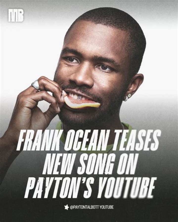 Frank Ocean Teases New Song On Instagram Stories With Snippet