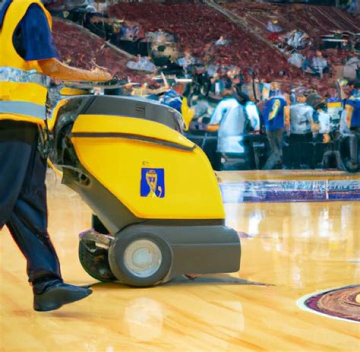How much does an NBA floor cleaner make?