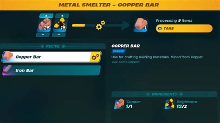 How To Get Copper Bars In LEGO Fortnite