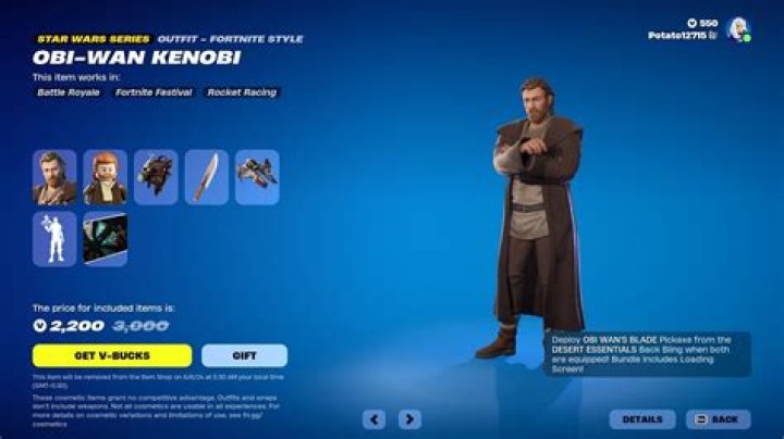 How to get Obi-Wan Kenobi in Fortnite
