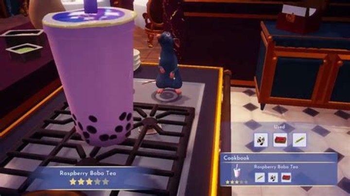 How To Make Raspberry Boba Tea In Disney Dreamlight Valley