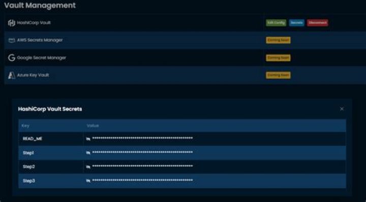 Integrating with HashiCorp Vault - Documentation for BMC Discovery 22.1