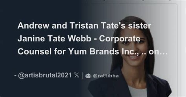 Is Janine Tate Webb Interested in Andrew Tate's Legal Troubles?