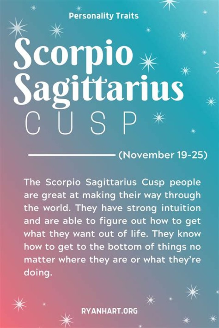 Know those Unique Personality Traits of people born on the Scorpio Sagittarius Cusp