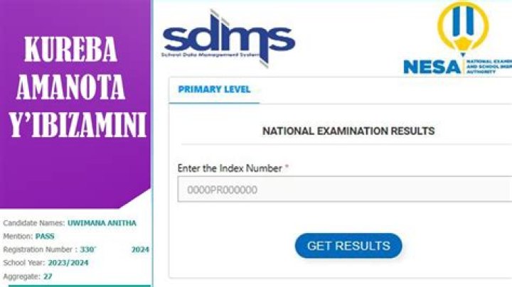 Kureba Amanota 2023 Nesa PDF Rwanda NESA 2023 National Examination Results
