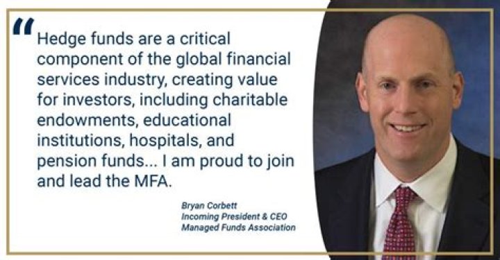Managed Funds Association Names Bryan Corbett President and CEO