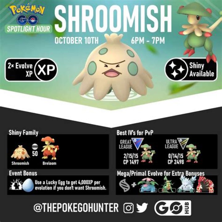 Offering: Shiny Shroomish | Bulbagarden
