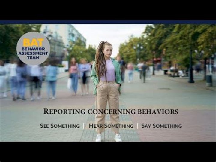 Reporting Concerning Behaviors
