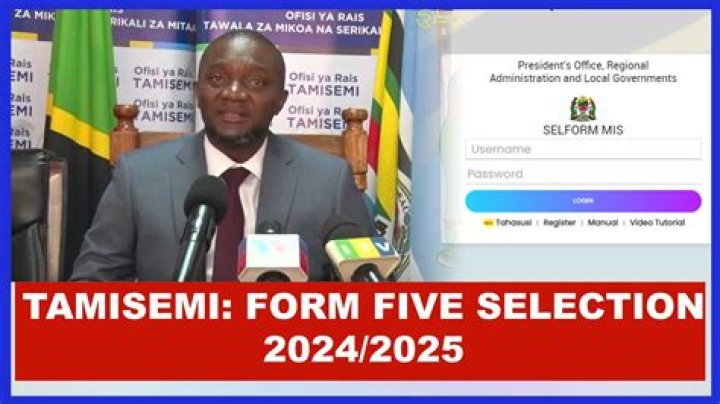 Selform System 2023 Tamisemi Login | Selform.tamisemi.go.tz 2023 Latest