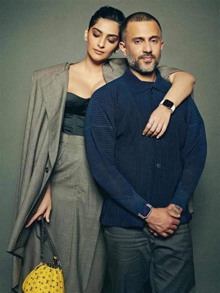 Sonam Kapoor reacts as husband Anand Ahuja shares her pic with Vayu on her birthday