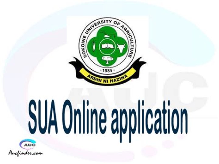 SUA Online Application 2023/2024 - Sokoine University Of Agriculture (SUA)
