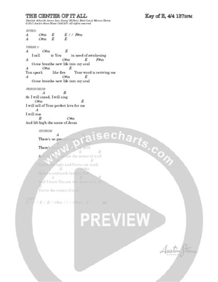 The Center Of It All by Austin Stone Worship