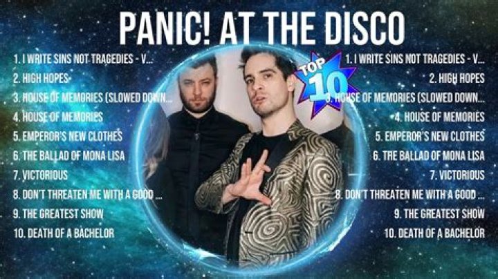 Top 10 Panic! at the Disco Songs