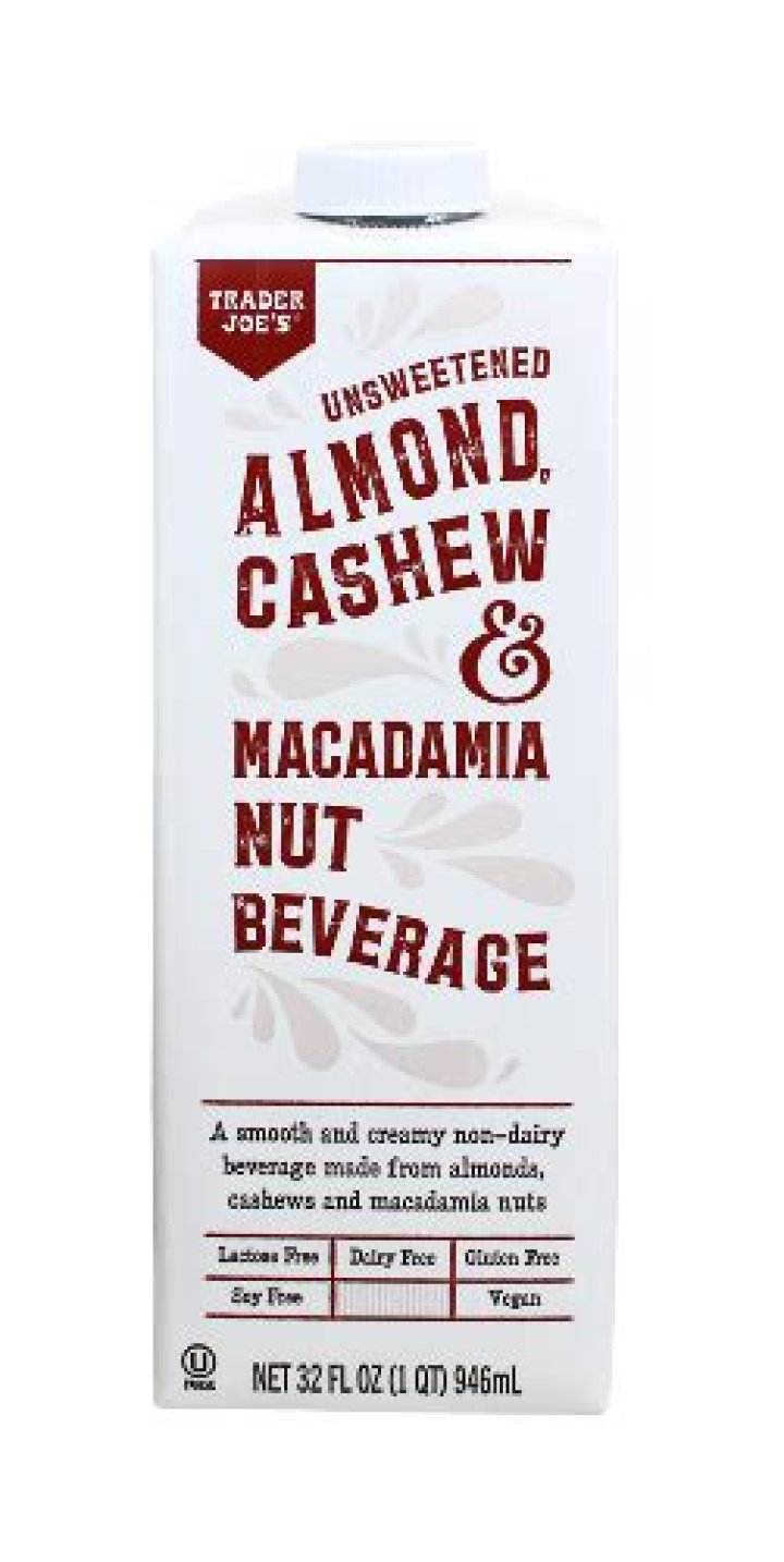 Trader Joe's has almond, cashew, macadamia milk