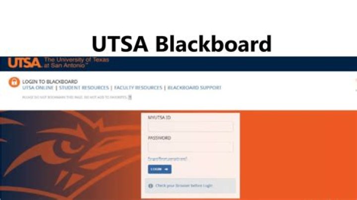 UTSA Blackboard Guide To UTSA ELearning Portal