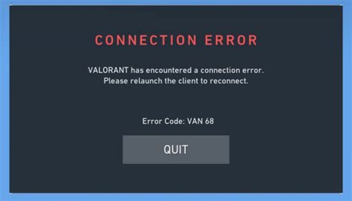 Valorant Error Code: VAN 68 - Players report servers down