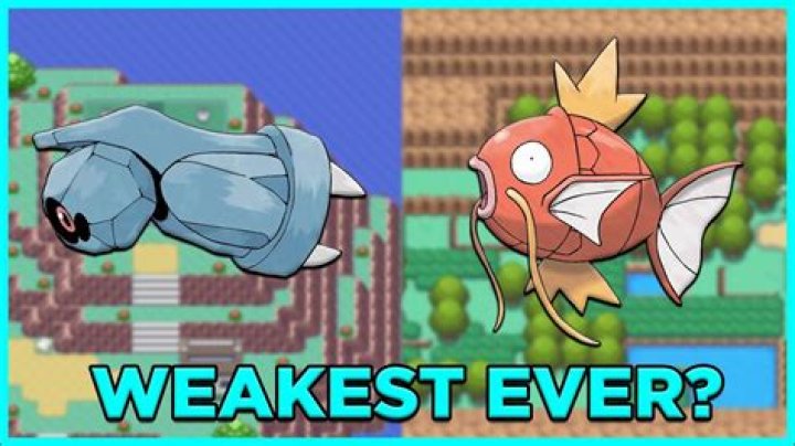 Weakest pokemon you ever raised