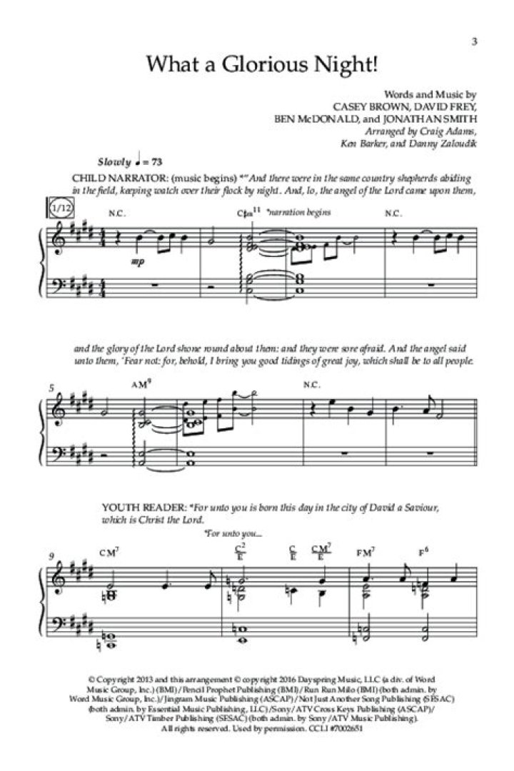 What a Glorious Night (feat. Meredith Mauldin & SongLab) by The Church Will Sing, SongLab