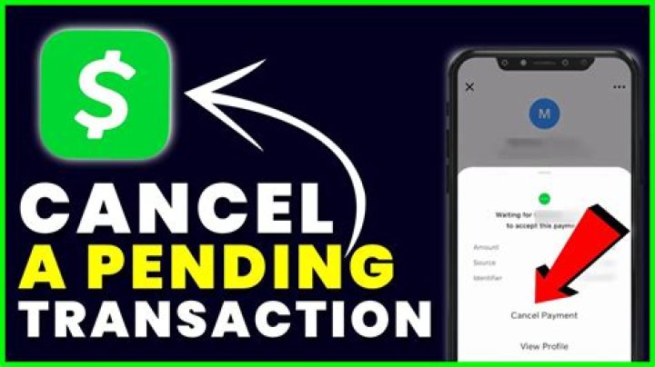 What does pending transaction mean on Cash App?