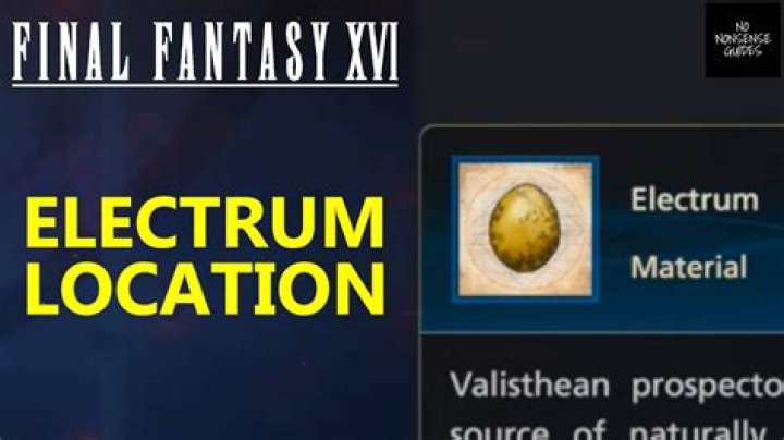 Where To Find Electrum In Final Fantasy 16